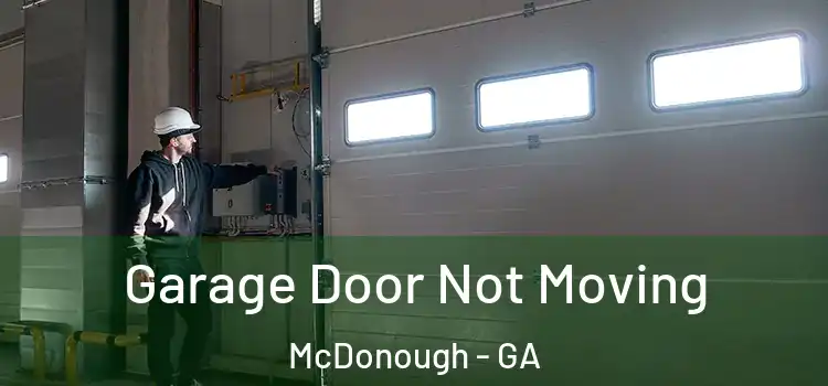 Garage Door Not Moving McDonough - GA