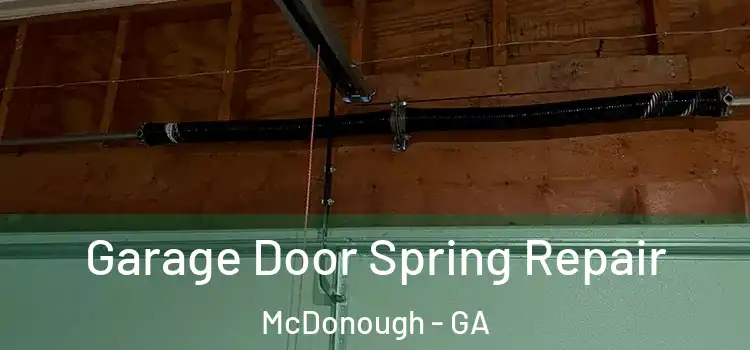  Garage Door Spring Repair McDonough - GA